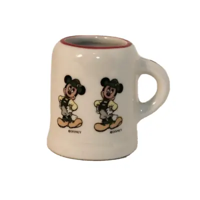 Vintage Disney Beer Stein Mickey Mouse Reutter W Germany Miniature Mug • $14