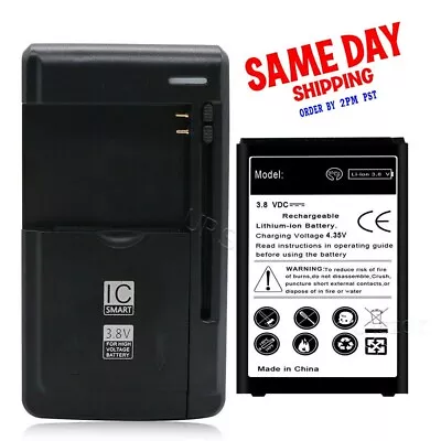 High Quality 3020mA Extra Battery Wall Charger For Net10 Samsung Exhibit 4G T759 • $25.55