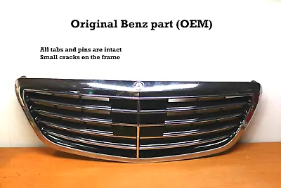 2014-2017 Mercedes S550 S600 S63 W222 Sedan Front Bumper Radiator Grille Oem • $188.64