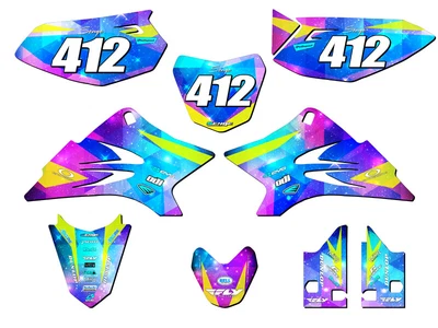 $74.99 • Buy 2006-2022 TTR 50 SPACE KADET Galaxy Senge Graphics Kit Compatible With Yamaha