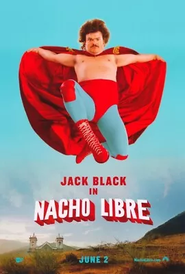 Nacho LIbre B Double Sided Original Movie Poster 27×40 Inches • $39.99