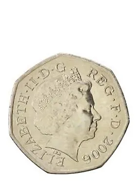 2006 50p Fifty  Pence Coin - Britannia • £1.50