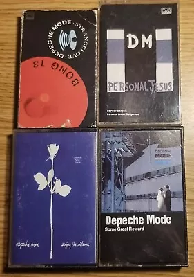 Depeche Mode Cassette Tape Lot Of 4~Some Great Reward + Singles Strangelove Etc. • $27.99