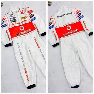 2007 Lewis Hamilton Vodafone Mercedes McLaren F1 Team Overall Suit Size Kids (3) • $219