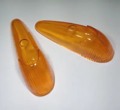 Amber Front Turn Signal Lens Set (pair) Volkswagen Bug Beetle 1958-1963 • $16.15