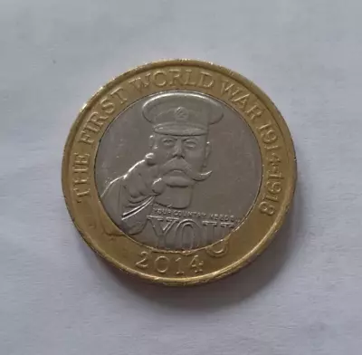 LORD KITCHENER - YOUR COUNTRY NEEDS YOU 2014 £2.00 Coin UK Rare Circulated • £5