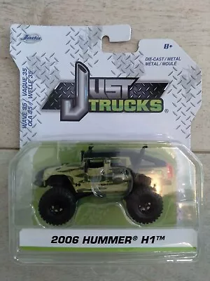 2021 2022 Jada Metals Just Trucks 2006 Hummer H1 Military Cammouflage Wave 35 • $15.98