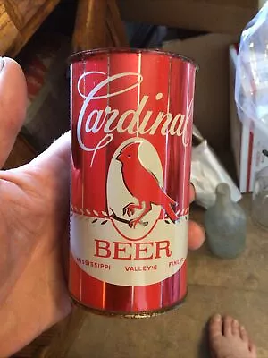 CARDINAL BEER ST CHARLES MO. FLAT TOP BEER CAN . 1950’S MISSOURI  Grade 1 Indoor • $33