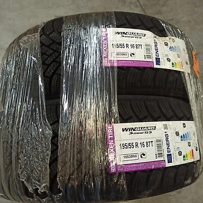 £137.48 • Buy 195 55 R16 87t Win Guard Winter Car Tires Price X Two Pieces