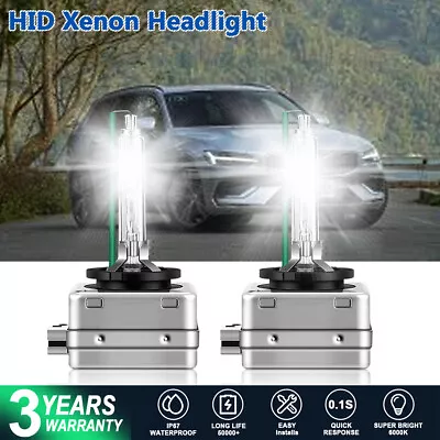 For Volvo S60 V60 XC60 D3S LED Headlight Bulbs Conversion Kit 6000K White • $30.59