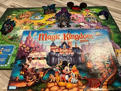 DISNEY MAGIC KINGDOM PARKER BROTHERS BOARD GAME 2004 100% Complete Rare Vintage • $19.99