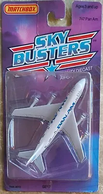 Vintage * 1988 Matchbox * Skybusters * Pan Am * 747 (#sb17) * Unopened * New  • $12.99