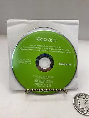 Microsoft Xbox 360 Wireless Racing Wheel Demo RARE NFR (Disc Only) TESTED F1B • $14.67