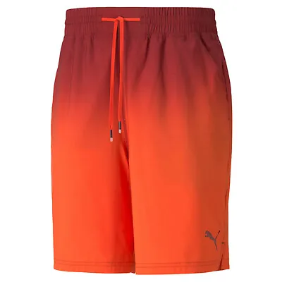 $44.95 • Buy Puma Men's Size XL And XXL 7  DryCell Training Shorts Red Orange Woven Free Post