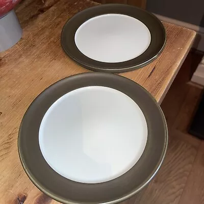 DENBY - CHEVRON - Pair Of 16.5 Cm Side Plates • £4.99
