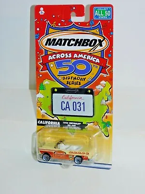 Matchbox Across America 50th Birthday#31 California 1955 Chevrolet Bel Air • $2.99