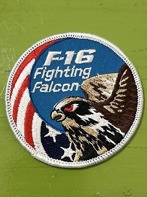 NORWAY AIR FORCE RNoAF Norwegian: Luftforsvaret F-16 FIGHTING FALCON SWIRL PATCH • $13.16