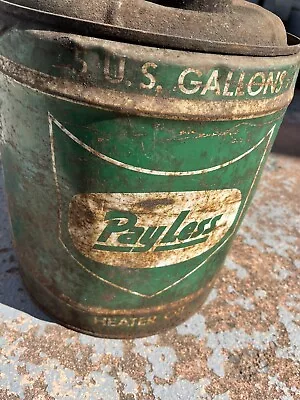 Vintage Rare 5-Gallon Pay-Less Gas Can Metal Oil Advertising Automotive • $65