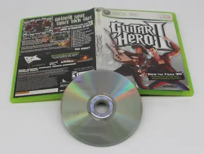 $13.95 • Buy Guitar Hero II 2 (Microsoft Xbox 360, 2007) Tested Complete - FREE SHIPPING 