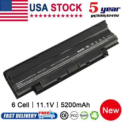 6 Cell Battery J1KND For DELL Inspiron 3520 3420 M5030 N5110 N5050 N4010 N7110 • $16.89
