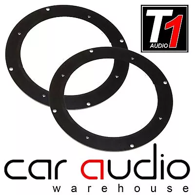 £9.99 • Buy 2 X 6.5  165mm To 5.25  130mm Car Speaker Reducer Plate Adaptor Brackets Rings