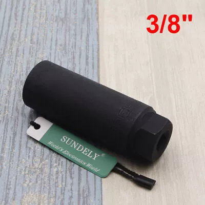 Black Lambda Remover Hand Tool O2 Sensor Socket 22mm 3/8 Sq Drive 8mm Slot • $25.83