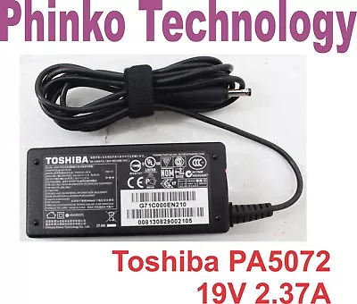 Original Adapter Charger For Toshiba PA5072E-1AC3 PA5072A-1ACA PA5072U-1ACA • $33