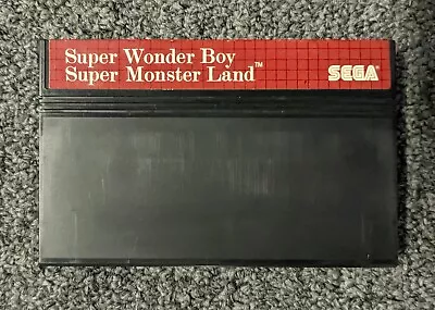 SEGA MASTER SYSTEM SUPER WONDER BOY IN SUPER MONSTER LAND GAME Tested!! • $19.99