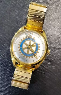 1970'S MENS Rotary Mystery Dial Mechanical WRISTWATCH FOR REPAIR • $9.99