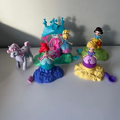 Disney Princess Little Kingdom Magical Movers Bundle Rapunzel Snow White Etc • £4.50