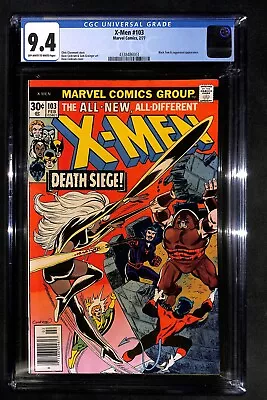 X-Men #103 CGC 9.4 - Black Tom & Juggernaut Appearance Marvel 1977 (CT) 19 • $56