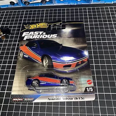 NEW Hot Wheels Nissan Silvia S15 The Fast & Furious Tokyo Drift Blue 2024 No 1 • $16