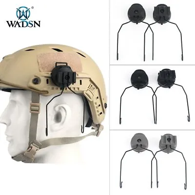 $27.54 • Buy WADSN Airsoft Fast Helmet Rail Adapter For Sordin MSA Headset Bracket Accessory