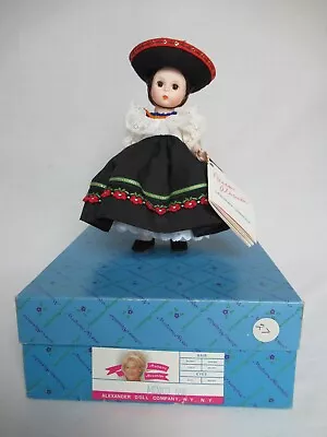 8” Madame Alexander #550 Mexico; Alexander Mark; Wendy Face; Mint Box Tag 90s • $28