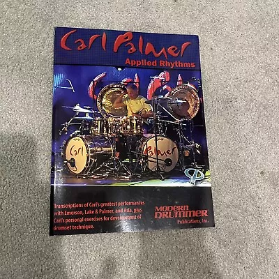 Carl Palmer Autographed Applied Rhythms Modern Drummer Tour Exclusive  • $74.99