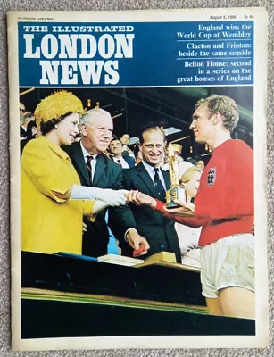 Vintage 1966 Illustrated London News - England World Cup Winners - Bobby Moore • £12.99