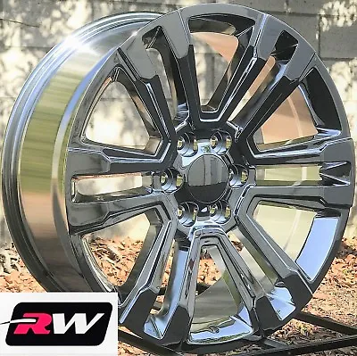 24  Inch Cadillac Escalade Replica Denali Wheels 2017 2018 Chrome Rims 6x5.50 • $1889