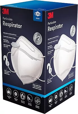 3M 9123 EN25 P2 Disposable Face Masks Particulate Respirator 25/Pack • $28.95