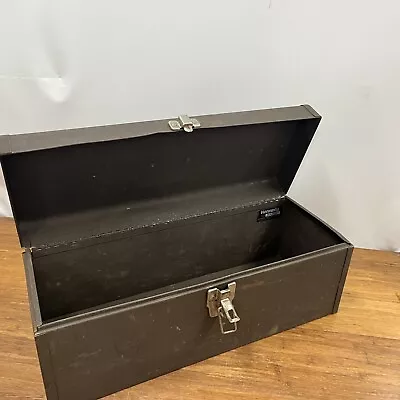 Vintage Metal Kennedy Tool Box No Tray 19  X 7  X 7.5  Style No KK-19-139452 USA • $15.98