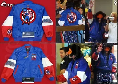 🔥michael Jackson Worn Captain America Celebrity Wardrobe Jacket M/l Signed Coa • $55000