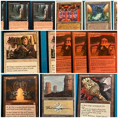  Magic: The Gathering LOT X4 MTG Playset Urza’s Invasion Ice Age Revised ++ • $1.99