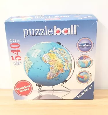 Puzzle Ball 540 Pieces The Earth 3D With Stand~ Ravensburger New • $24.99