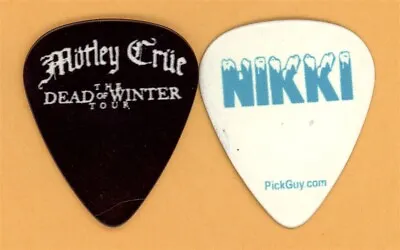 Motley Crue Nikki Sixx Vintage Guitar Pick - 2010 Dead Of Winter Tour • $5.99