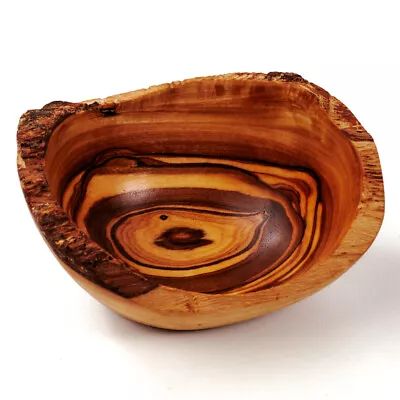 Oval Bowl From Olive Wood With Natural Edge • £6.80