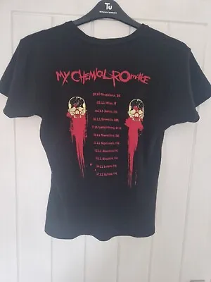 Ladies My Chemical Romance 2007 Tour T Shirt Excellent Condition Size L • £15.99