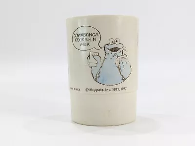 Vintage 1977 Muppets Inc Cookie Monster Plastic Cup  • $12.95