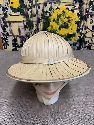 Indiana Jones Hat Vintage Pith Helmet Hat Sun Helmet Safari Pith Helmet • $49