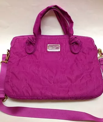 Marc By Marc Jacobs Standard Supply Nylon Messenger Laptop Bag Case Pink Magenta • $89.99