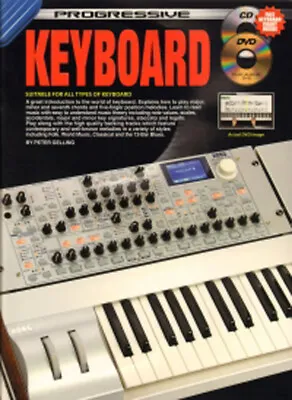 Learn How To Play Keyboard - Keyboard Lessons Tutor Music Book CD DVD - K4 • £15.99
