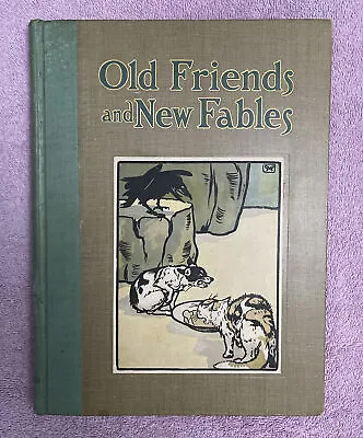 CARTON MOOREPARK MOUNTED COLOR PLATES - OLD FRIENDS & NEW FABLES - 1st Ed. RARE • £166.28